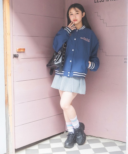 repipi armario 靴下 ラインルーズソックス キッズ 子供 女の子