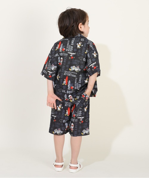 Disney（ディズニー） ハーフパンツ パンツ 短パン 親子お揃い 総柄