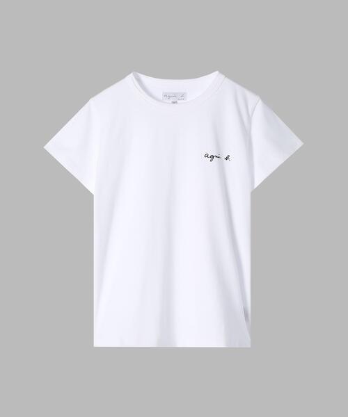 agnes b. tシャツ S179 TS BRANDO ロゴTシャツ レディース