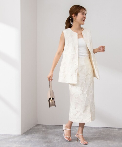 NOLLEY'S（ノーリーズ） スカート 「セットアップ対応」フラワー