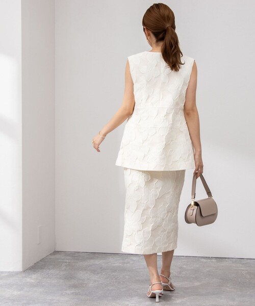 NOLLEY'S（ノーリーズ） スカート 「セットアップ対応」フラワー