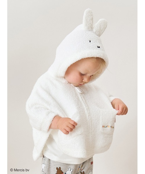 Dick Bruna ベビモコ パーカ&ショートパンツセットホワイト ミッフィー Miffy（ミッフィー） パジャマ 「Dick Bruna」「BABY」ベビモコ