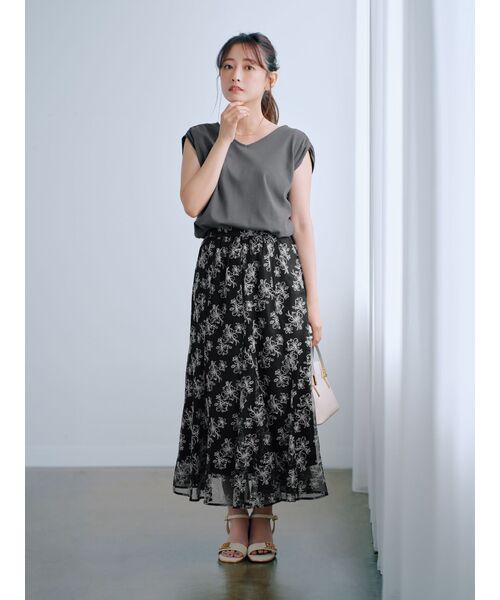 tシャツ ドロストスリーブカットトップス「低身長・小柄女性」 レディース tシャツ ドロストスリーブカットトップス「低身長・小柄女性