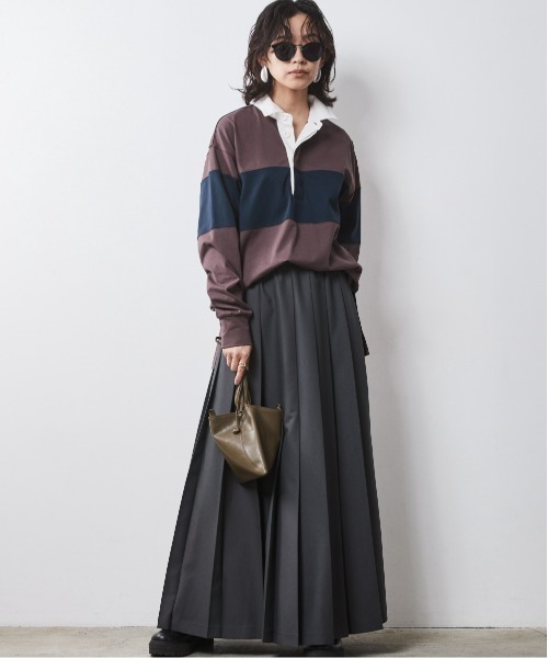 大きいサイズ レディース トップス 綿100％ラガーシャツ シックスタイル対応 CHIC STYLE tシャツ ラガーシャツ 「大きいサイズ有」シック
