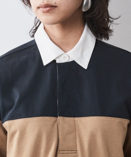 美品Spick＆Span ネイビー 長袖ラガーシャツ img_125107040_cv2_750.jpg