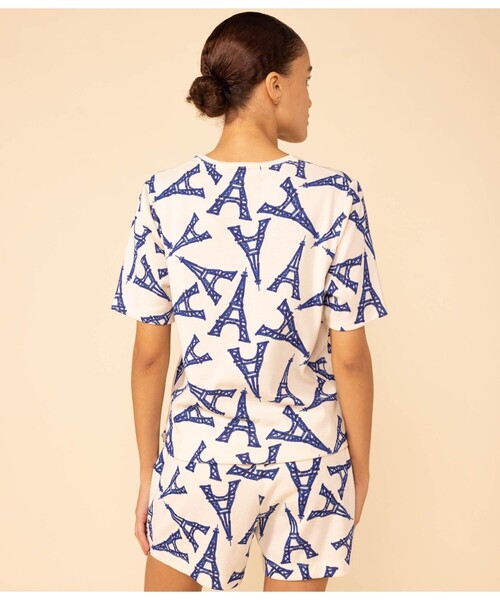 PETIT BATEAU（プチバトー） パジャマ ルームウェア 半袖パジャマ