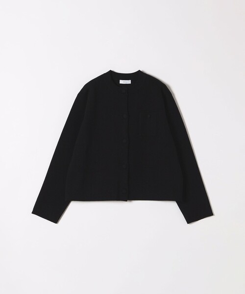 SHIPS ノーカラージャケット、カーディガン 　 ホワイト SHIPS ノーカラージャケット、カーディガン ホワイト