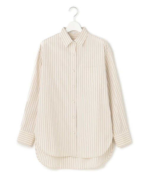 【23区】シャツ 洗える】CANCLINI バンドカラー シャツ / 23区 S | ファッション
