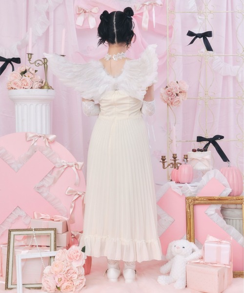 sugar nine コスプレ 天使プリーツスカートワンピ 「コスプレ5点セット