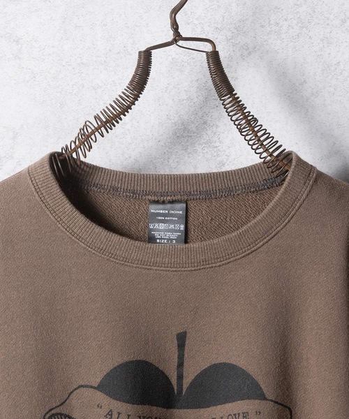 NUMBER (N)INE トレーナー スウェット VINTAGE WASH (9)INE