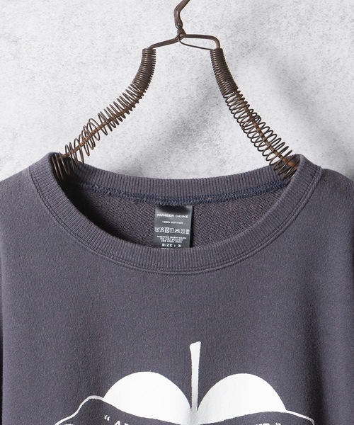 NUMBER (N)INE トレーナー スウェット VINTAGE WASH (9)INE