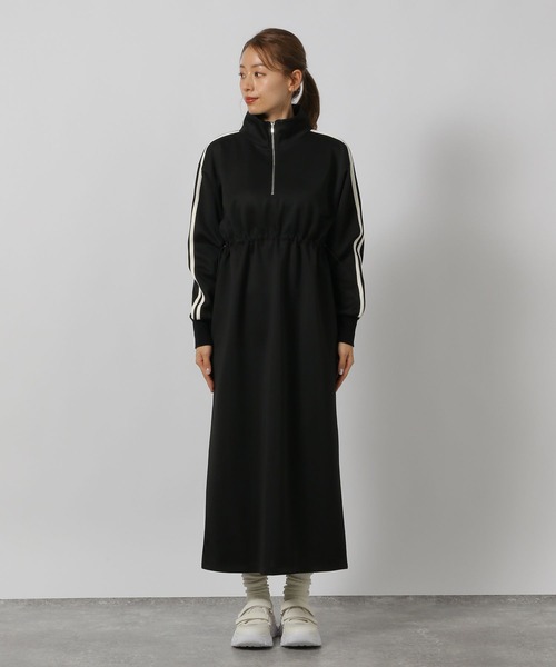 LAKOLE（ラコレ） ワンピース ハーフジップトラックワンピース
