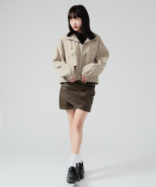 Chick スカート Fake Leather Tight Mini Skirt / フェイクレザー