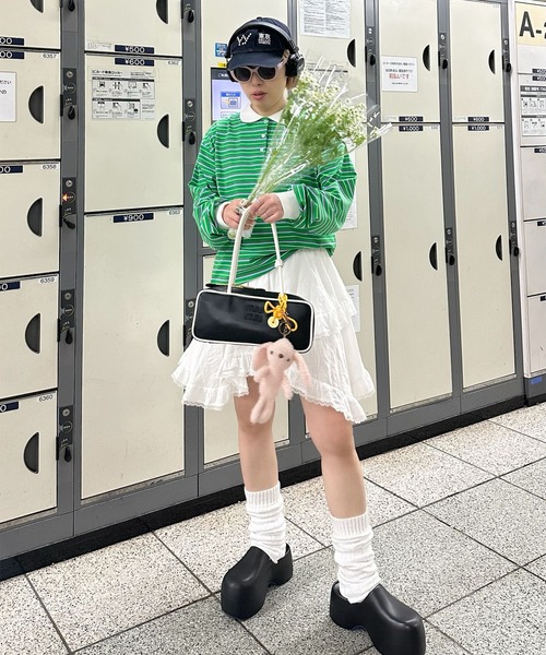Alley Tokyo スカート ティアードランダムヘムスカート