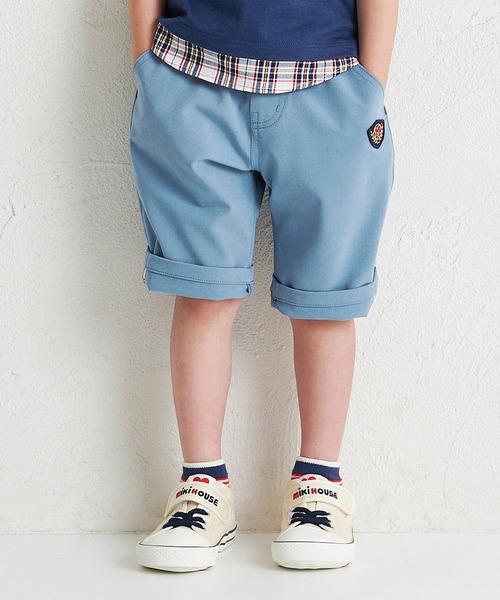 MIKI HOUSE パンツ エンブレム6分丈パンツ キッズ 子供服