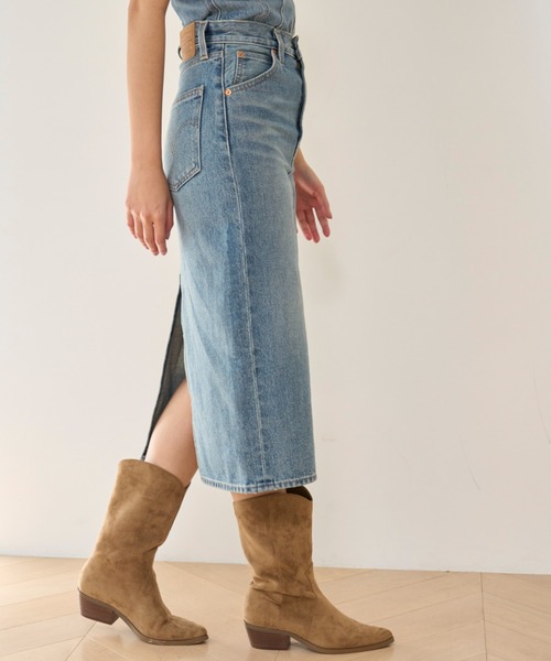 Levi's デニムスカート 「SNIDEL/Levi's」HR BACK SLIT SKIRT