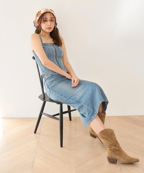 Levi's デニムスカート 「SNIDEL/Levi's」HR BACK SLIT SKIRT