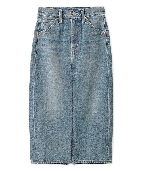 上品なスタイル デニムスカート Levi's 「SNIDEL/Levi's」HR SKIRT SLIT BACK スカート