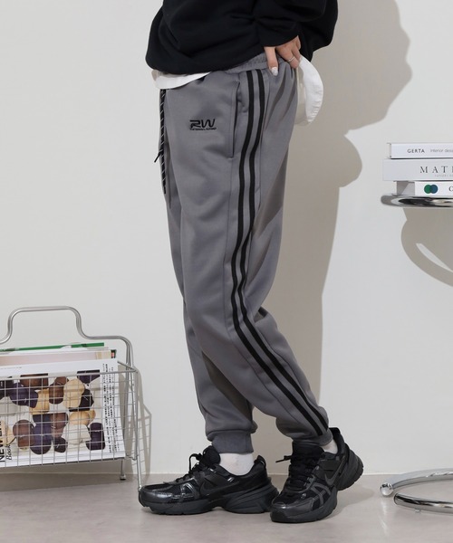 スウェットパンツ ジャージ 裏シャギー ライン ジョガーパンツ メンズ レディース | FUNALIVE | 08
