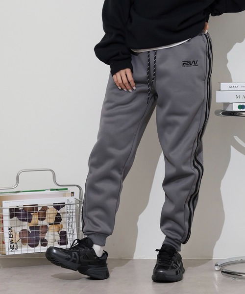 スウェットパンツ ジャージ 裏シャギー ライン ジョガーパンツ メンズ レディース | FUNALIVE | 07