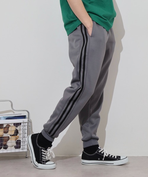 スウェットパンツ ジャージ 裏シャギー ライン ジョガーパンツ メンズ レディース | FUNALIVE | 16