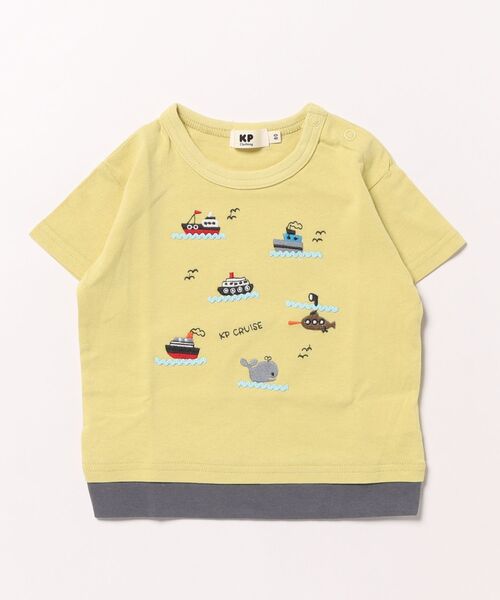 KP BOY（ケーピーボーイ） tシャツ 船Tシャツ(80-140) キッズ 子供服