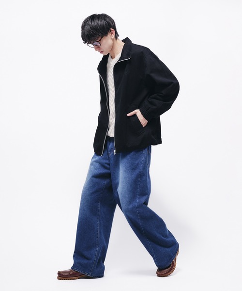 Adoon plain ブルゾン アウター VINAGE LIKE WAVE LOGO SHORT BLOUSON