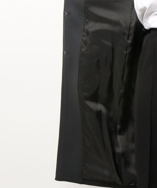 「IENA」 ノーカラーコート 36 グレー レディース_画像8