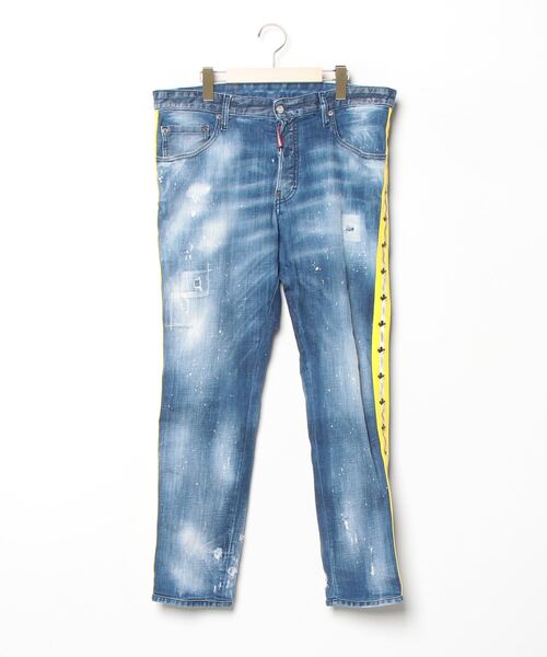 ディースクデニムパンツ ジーンズ DSQUARED2（ディースクエアード） ダメージ加工デニムパンツ 52