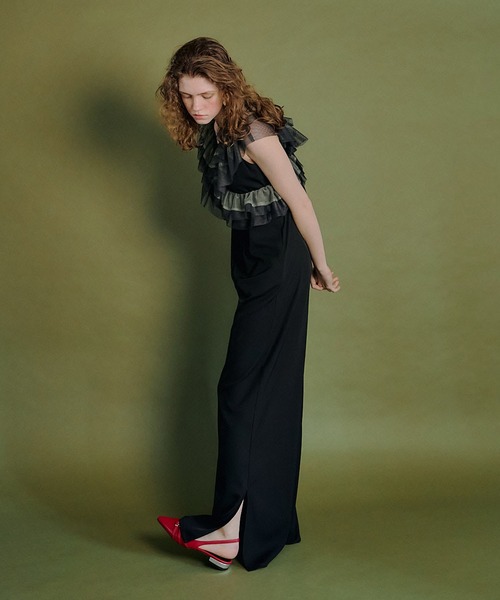 et.UNiVER パンツドレス frill all-in-one-pants : ZOZOTOWN Yahoo!店