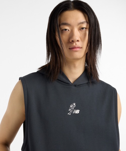 New Balance パーカー 大谷翔平 スリーブレスフーディ メンズ
