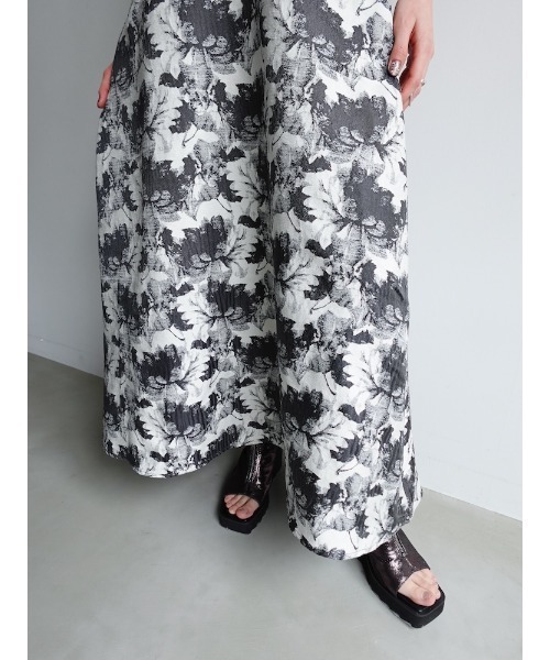 sahara ワンピース Design Strap Jacquard Dress/デザイン