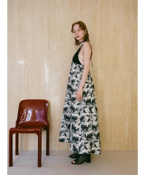 Strap Jacquard Dress トゥデイフル　ストラップ　ワンピ ストラップジャガードドレス（ワンピース）｜TODAYFUL（トゥデイ
