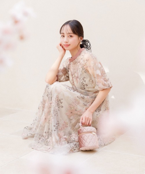 form forma（フォルムフォルマ） ドレス フラワー刺繍ドレス/結婚式
