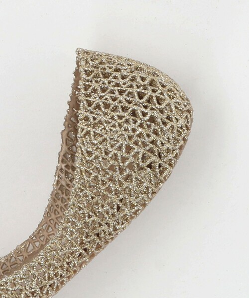 ＜Melissa＞グリッター CAMPANA バレエシューズ Melissa＞グリッター CAMPANA バレエシューズ