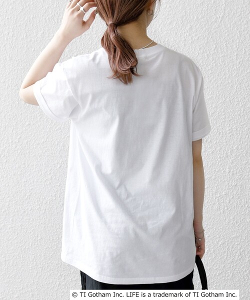 tomoships別注/ロゴTシャツ/新品/レディース/ ＋81BRANCA（ハチイチブランカ）の「【SHIPS別注】81BRANCA:5分