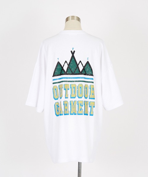 レア物　TBPR オーバーサイズTシャツ ポケット ロゴ ブラック tシャツ a.p.o.v. パラコードデザインリバースポケットバックビッグ