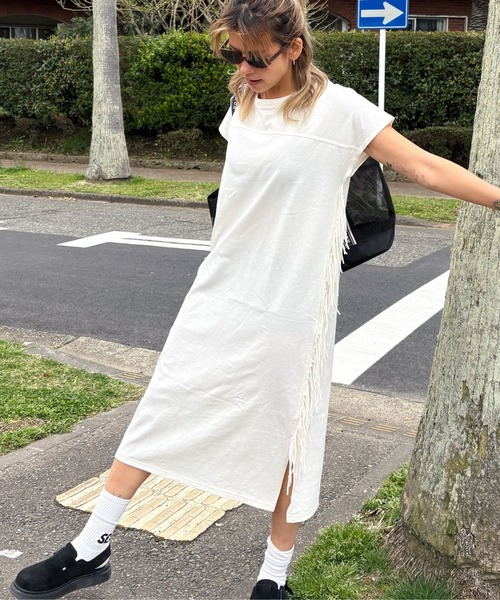 ワンピース chiro ROXY（ロキシー） ワンピース LABYRINTH DRESS /ロキシーサイド
