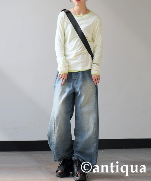 antiqua（アンティカ） ジーンズ デニム デニムパンツ カーブデニム