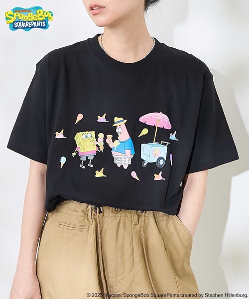 FREAK'S STORE（フリークスストア） tシャツ 半袖 「SpongeBob