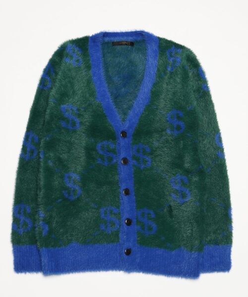 「STUD MUFFIN」 ニットカーディガン 3 ブラック メンズ_画像3