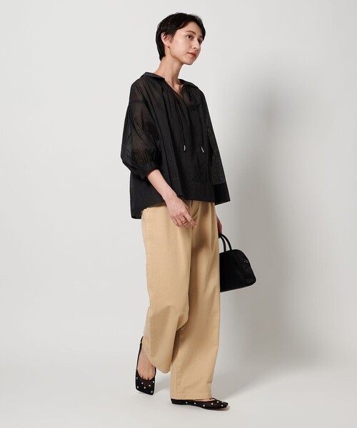 ブラウス シャツ コットン タック カフタン レディース UNITED ARROWS ブラウス シャツ コットン タック カフタン