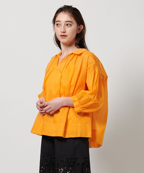 イウエンマトフ UNITED ARROWS タックブラウス オレンジブラウス 楽天市場】【SALE／80%OFF】＜AEWEN MATOPH(イウエン マトフ