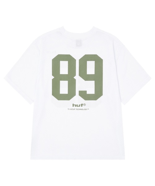 日本最大級 HUF tシャツ eightynine MESH FOOTBALL CREW / フットボール シャツ