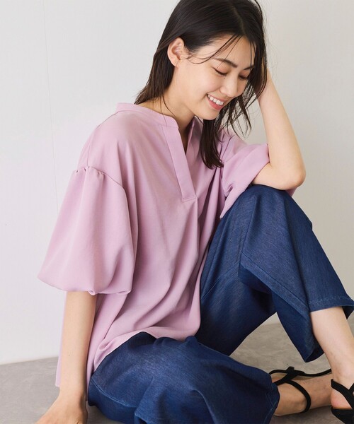 JAYRO ブラウス シャツ バックプリーツスキッパーブラウス