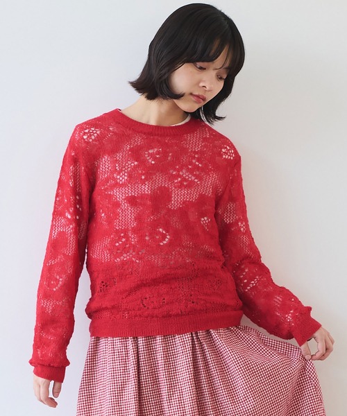 ニット セーター hana hana mohair プルオーバー レディース