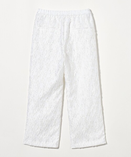 UNITED ARROWS パンツ フラワージャガード イージーパンツ
