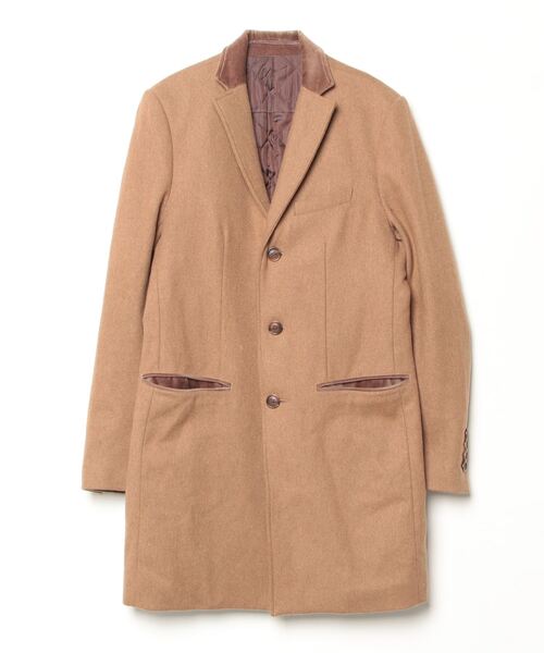 大幅値下げ！！【美品】元値8万円ABAHOUSE ベージュ チェスターコート サイズ3（Lサイズ） ABAHOUSE（アバハウス） チェスターコート 3 ベージュ メンズ