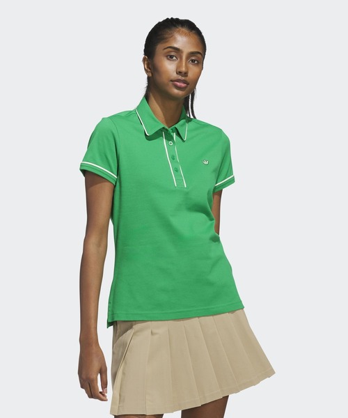 サイズ：L ADIDAS GOLF アディダスゴルフ ×MALBON IN7576 半袖 ポロシャツ  グリーン系 [240101422762] ゴルフウェア レディース ストスト 中古 レディース アディダスゴルフ adidas GOLF 半袖ポロシャツ
