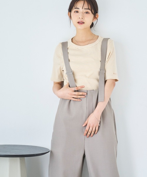 mil（ミル） サロペット オーバーオール ハイウエストサロペット